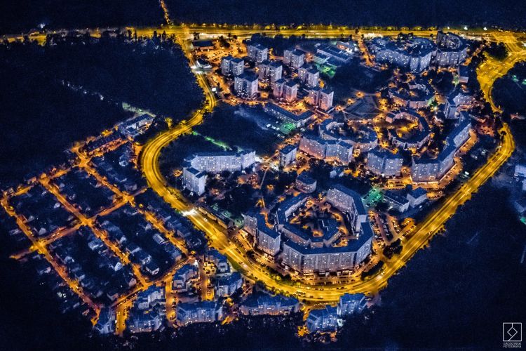 Zobacz niezwykłe zdjęcia Wrocławia z lotu ptaka. Dniem i nocą, Daniel Grodziński