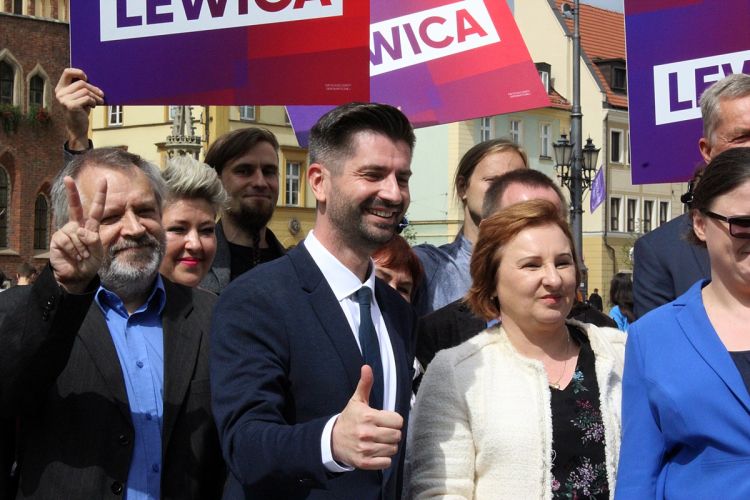 Lewica zaprezentowała swoich kandydatów z Wrocławia [ZDJĘCIA], Bartosz Senderek