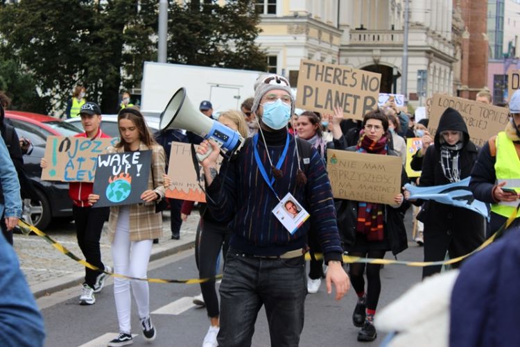 Młodzieżowy Strajk Klimatyczny 2021 we Wrocławiu [ZOBACZ ZDJĘCIA], Jakub Jurek