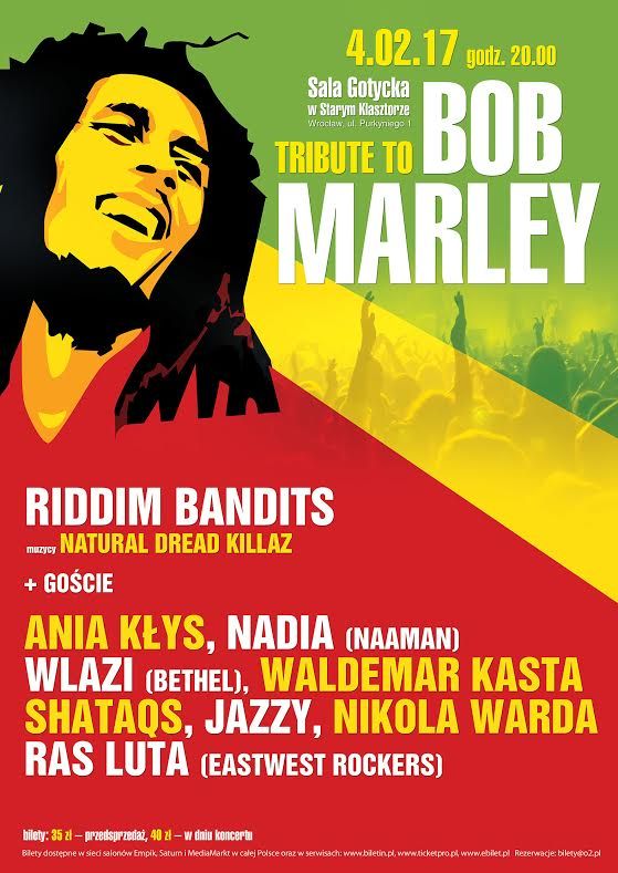 Tribute to Bob Marley już dziś!, zbiory organizatora