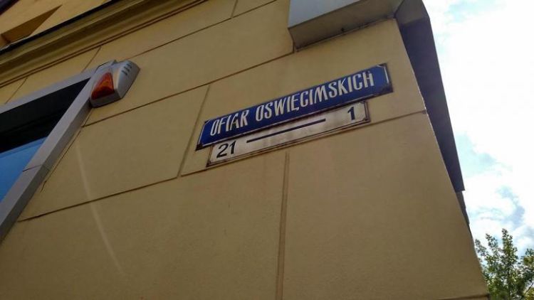 Ulica Ofiar Oświęcimskich na razie nie zmieni nazwy. Najpierw trzeba znaleźć na to pieniądze, Bartosz Senderek/archiwum