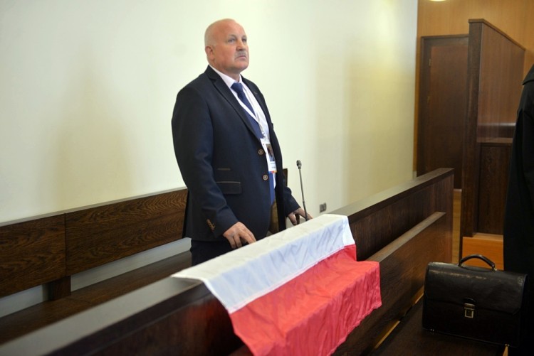 Zwolennicy Piotra Rybaka manifestowali pod sądem [DUŻO ZDJĘĆ], Wojciech Bolesta