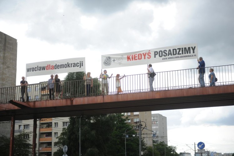 Wrocław: kolejny protest przeciwko wycince Puszczy Białowieskiej [ZOBACZ ZDJĘCIA], Wojciech Bolesta