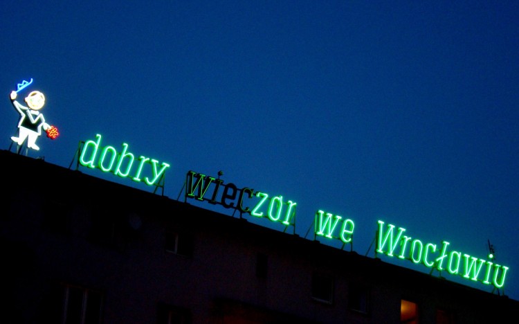 Nowy neon rozbłyśnie we Wrocławiu – konkurs rozstrzygnięty!, Neon Side Wrocław