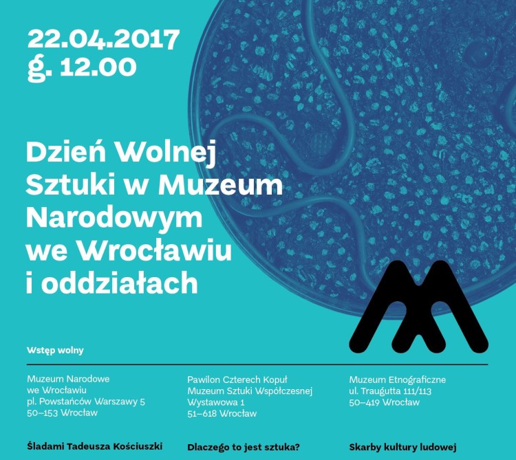 22 kwietnia dniem Wolnej Sztuki w muzeach całej Polski, zbiory organizatora