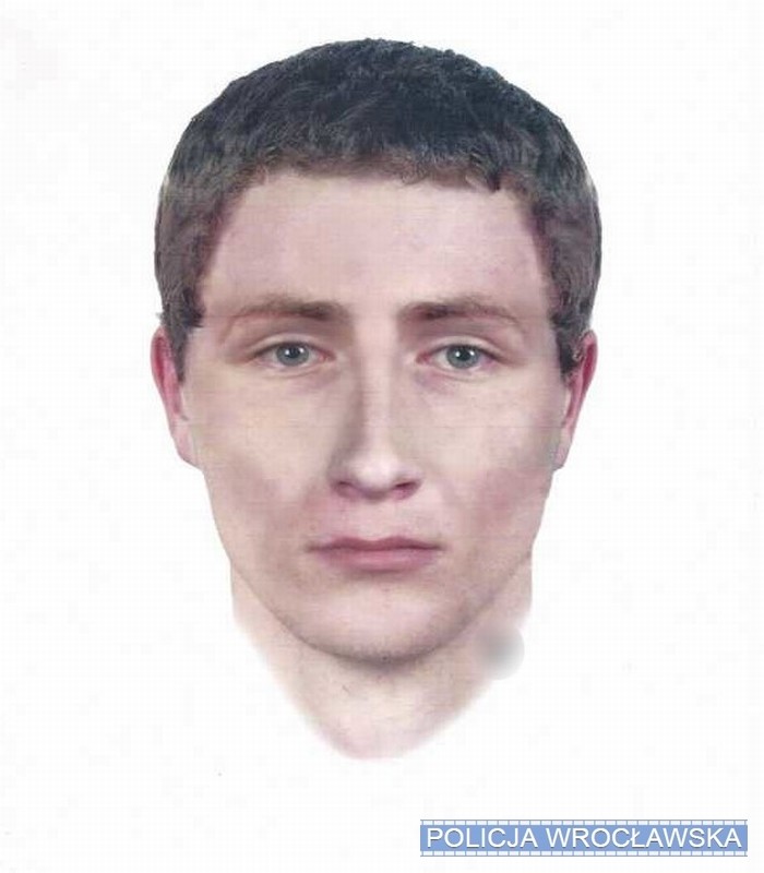 Policja publikuje wizerunek podejrzanego o pobicie Przemysława Witkowskiego, Wrocławska Policja
