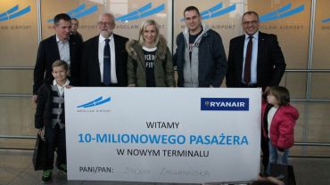 10 milionowy pasażer na wrocławskim lotnisku