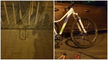 34-latek zatrzymany za kradzież roweru. Zdradziły go wystające z plecaka nożyce
