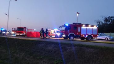 Wrocław: Wypadek na obwodnicy. Nie żyje motocyklista [ZDJĘCIA]