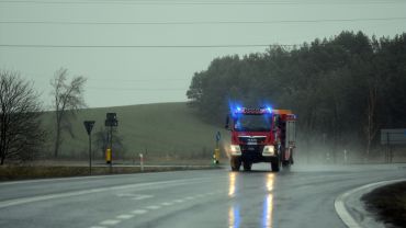 Wrocław: pożar busa na autostradzie A4. Trasa częściowo zablokowana