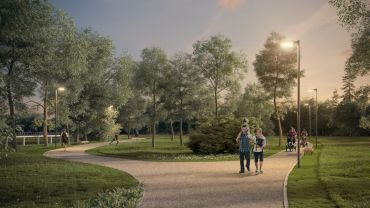 Miasto oświetli park linearny na Partynicach po 5 latach od jego otwarcia