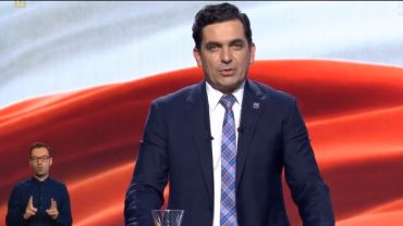 Krzysztof Maj, wrocławski polityk, który na debatę TVP poszedł piechotą