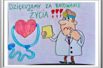 Dzieci rysują dla walczących z epidemią medyków. Zwycięska praca z Wrocławia [GALERIA], mat. pras.