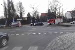 Wypadek z udziałem samochodu straży miejskiej w centrum [ZDJĘCIA], czytelnik