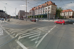 MPK Wrocław przygotowuje remont na skrzyżowaniu Kazimierza Wielkiego i Szewskiej, Google