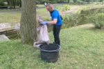 Wrocław: Wyłowili ze stawu martwe ryby. Zostawili je pod drzewem w parku, m