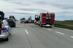 Autostrada A4 zamknięta po groźnym wypadku. Są ranni, KP PSP Jawor