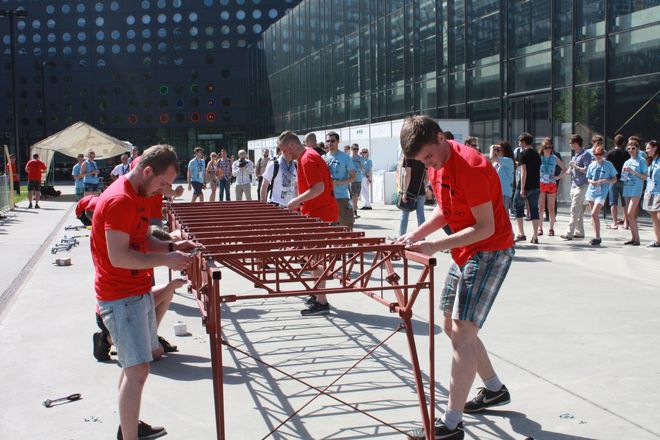 Studenci we Wrocławiu wezmą się za budowę stalowych mostów, mat. organizatora