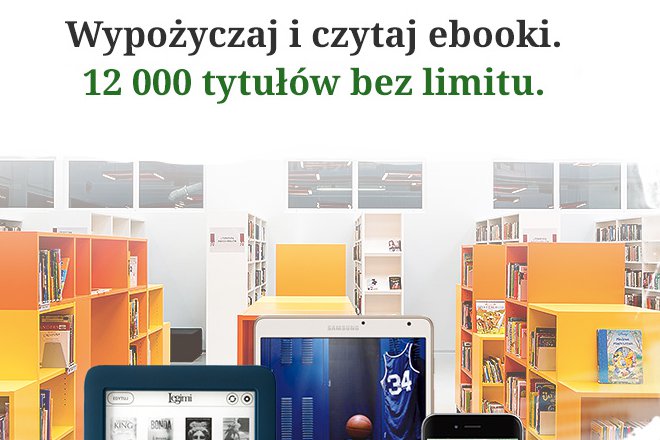 Miejska Biblioteka Publiczna we Wrocławiu wypożycza ebooki, mat. prasowe