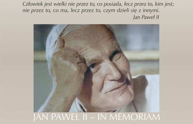 Jan Paweł II - In memoriam, materiały prasowe