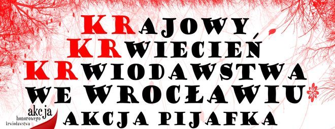We Wrocławiu rusza KRajowy KRwiecień KRwiodawstwa, materiały organizatora