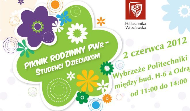 Piknik Rodzinny PWr - Studenci Dzieciakom, materiały organizatora