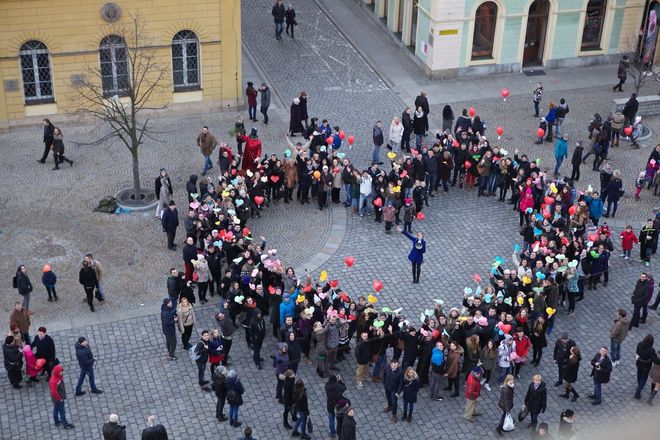 Wrocławianie na wiele sposobów obchodzili Walentynki