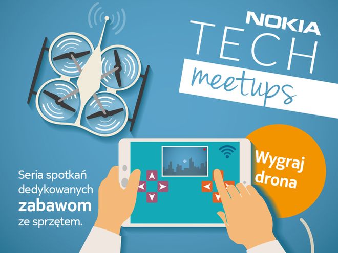 Drony, czujniki, lasery i inne bajery. To Nokia Tech Meetups we Wrocławiu, mat. organizatora