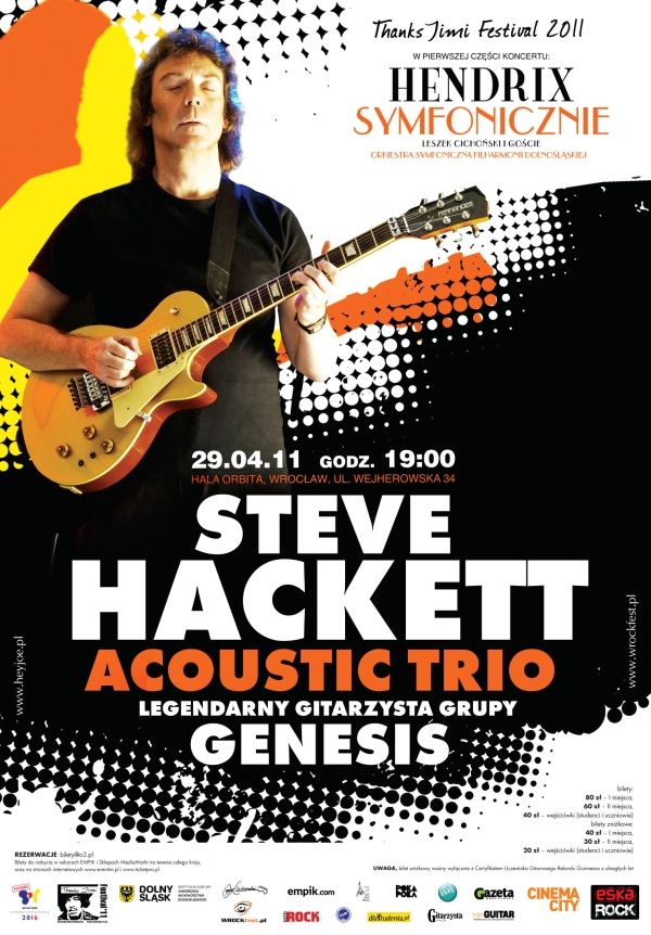 Steve Hackett gwiazdą Gitarowego Rekordu Guinnessa, materiały prasowe