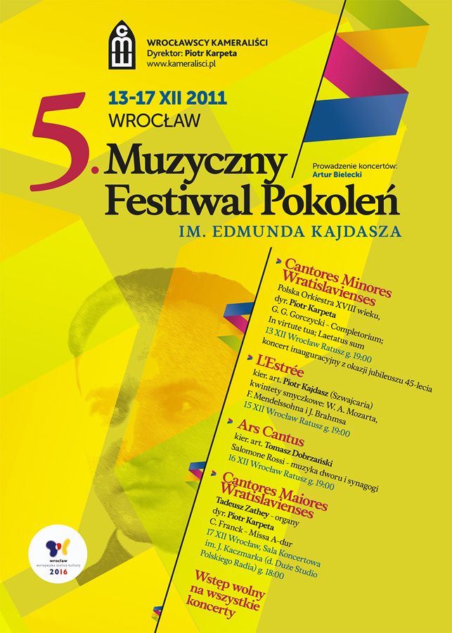 5. Festiwal Pokoleń im. Kajdasza (program), 0