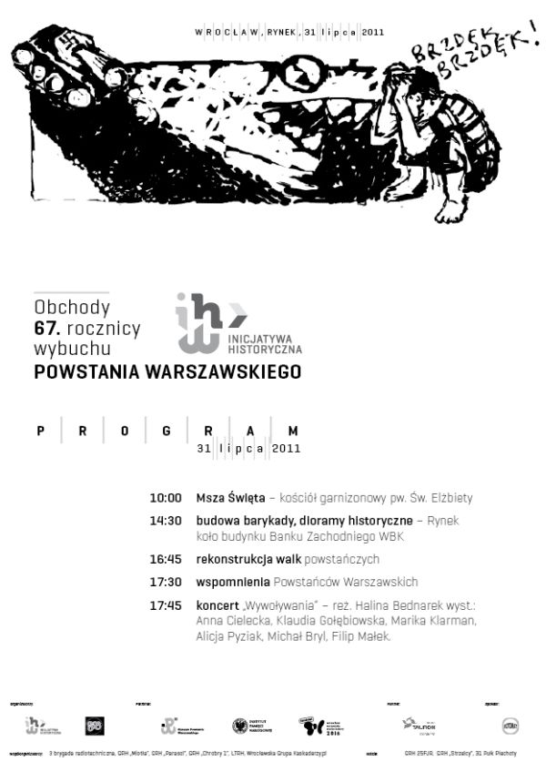 67. rocznica Powstania Warszawskiego: barykady w sercu Wrocławia, materiały prasowe