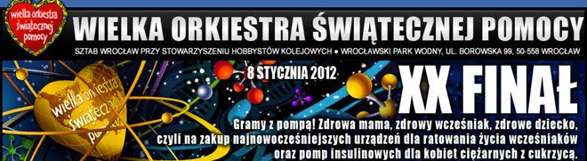 20. finał WOŚP we Wrocławiu - szczegółowy program na weekend, 