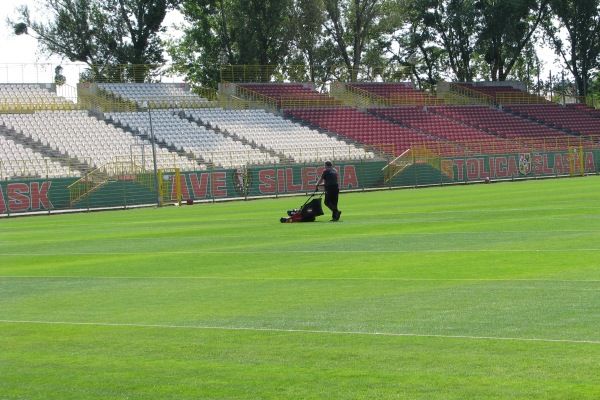 Murawa stadionu na Oporowskiej była doskonale przygotowana na przyjęcie reprezentacji