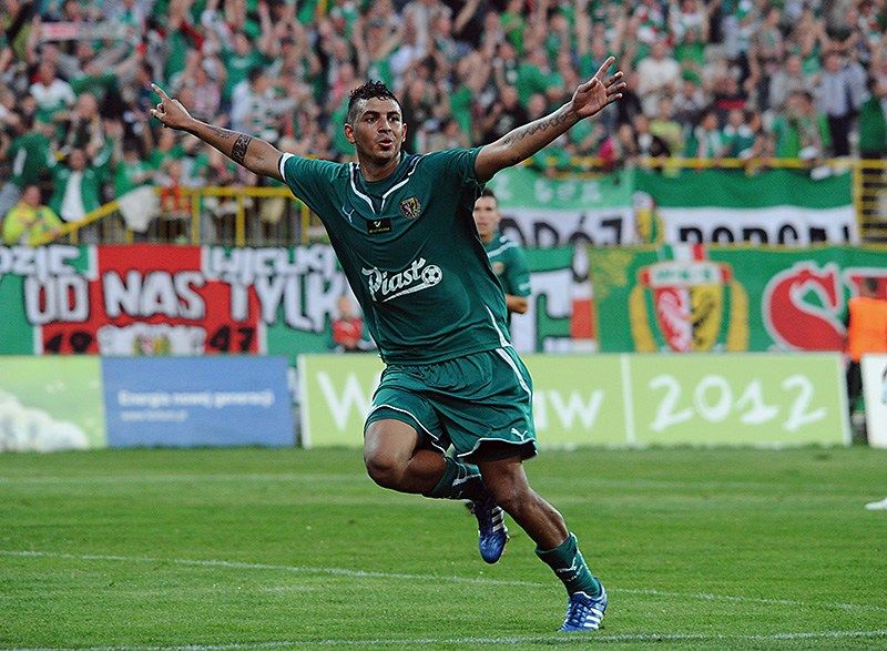 W jesiennym meczu Śląska z Zagłębiem jedną z bramek strzelił Cristian Omar Diaz. 
