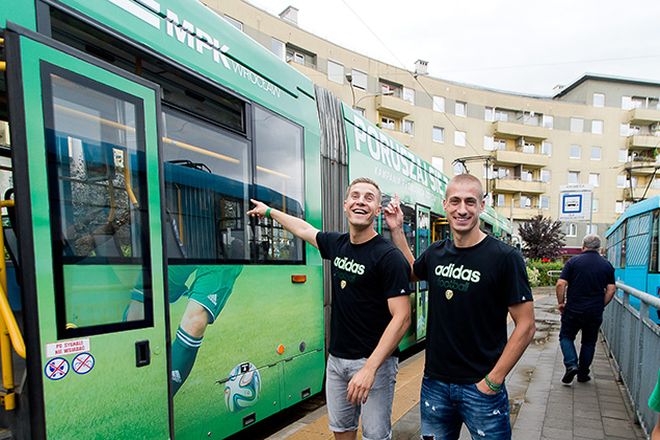 Tomasz Hołota i Piotr Celeban jeździli już w tramwaju