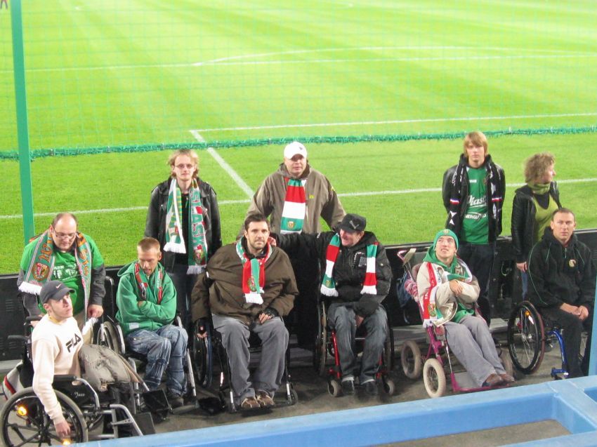 Wrocławski stadion jest przyjazny osobom niepełnosprawnym