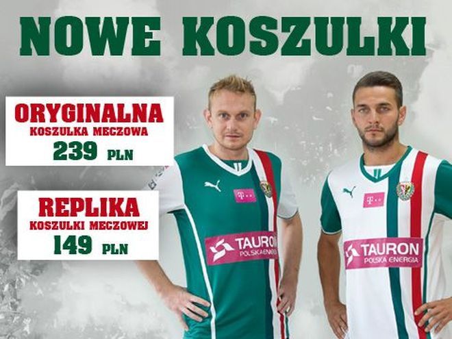 Nowe koszulki piłkarzy Śląska już do kupienia. Kosztują prawie 240 złotych, WKS Śląsk Wrocław