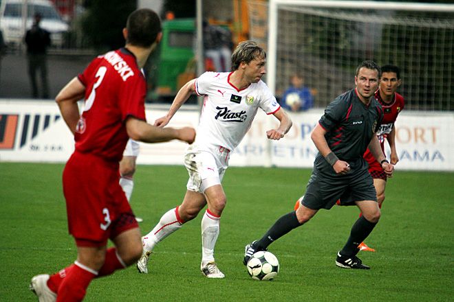 Sebastian Mila miał udział przy każdej z bramek strzelonych przez Śląsk w Wodzisławiu...