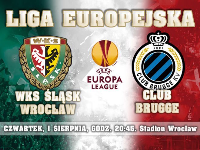 Kup bilet na dzisiejszy mecz pucharowy Śląska z Club Brugge, slaskwroclaw.pl