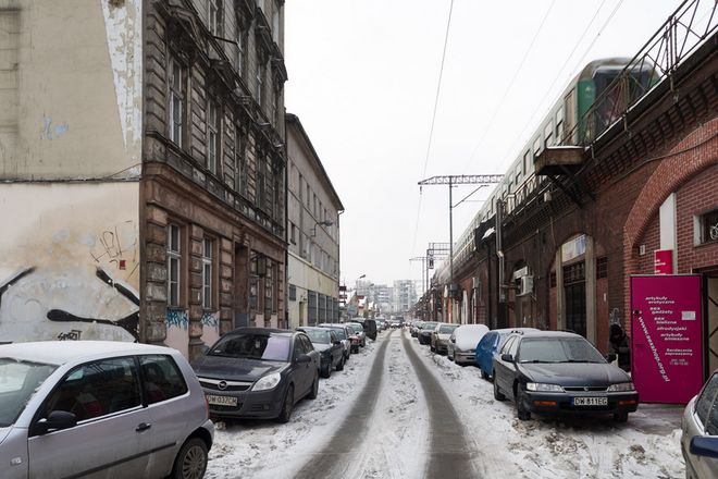 Ulica Nasypowa - widok w stronę ulicy Zielińskiego