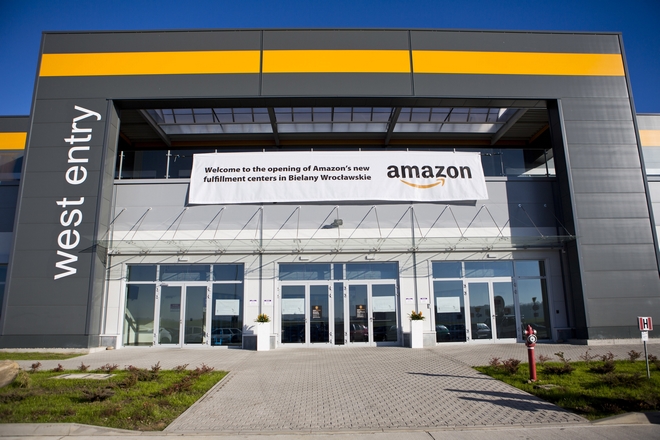 Swoje centra pod Wrocławiem otworzył koncern Amazon