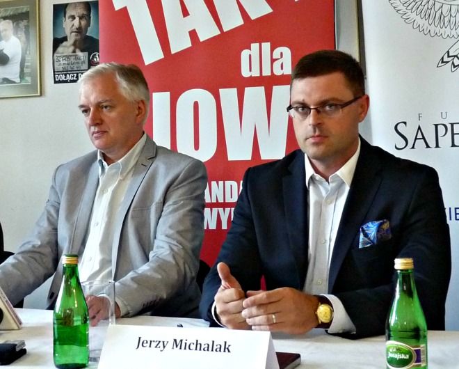 Radny Jerzy Michalak pojawił się na spotkaniu z Jarosławem Gowinem