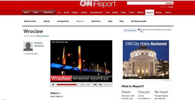 Fim o Wrocławiu na stronie CNN.