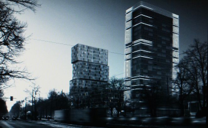 3 mln euro kary za dziurę pomiędzy Sky Tower a Hotelem Wrocław, archiwum