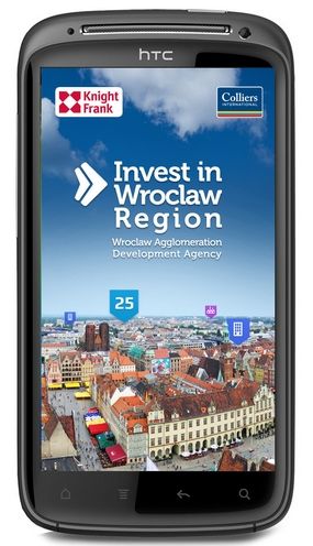 Invest in Wroclaw Region - pierwsza w Polsce aplikacja mobilna dla inwestorów , mat. prasowe
