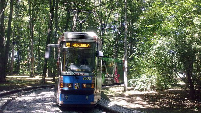 We wtorek, po zderzeniu Skody z autem osobowym na pl. Grunwaldzkim, Skodę na lini 33 plus zastępował Protram - bo był to tramwaj awaryjny i był już w mieście