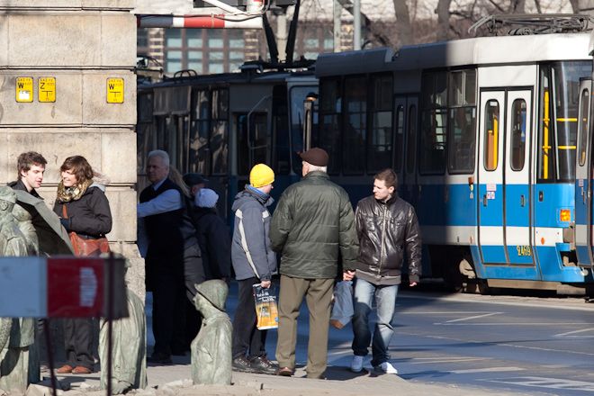 Ruch tramwajów przy Arkadach został czasowo wstrzymany