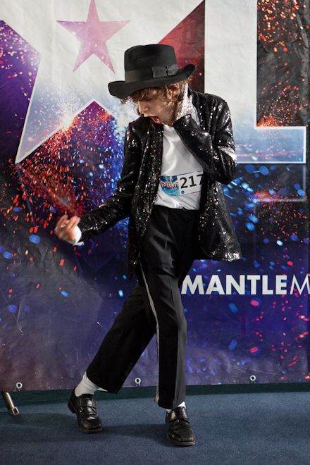 Michael Jackson na precastingu do ''Mam talent''.