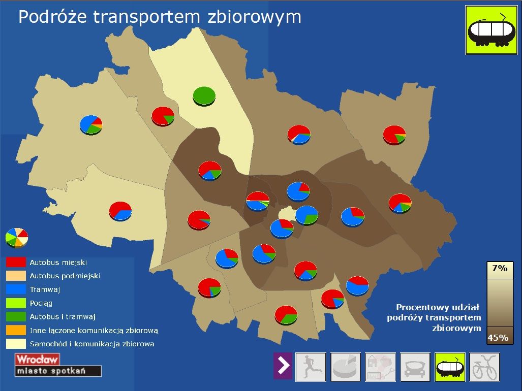 Badania ruchu: coraz więcej aut i rowerów, coraz mniej podróży komunikacją, UM Wrocław