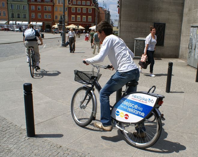 Miejskie rowery cieszą się wielką popularnością